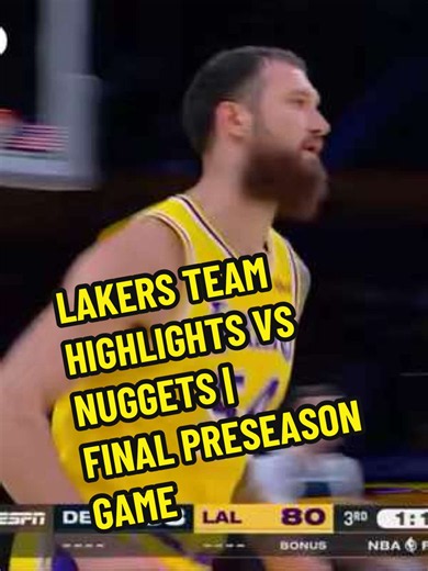 Lakers Team Highlights vs Nuggets | Preseason | Oct 16, 2026 #luka #lukadoncic #lakers #highlights #nba