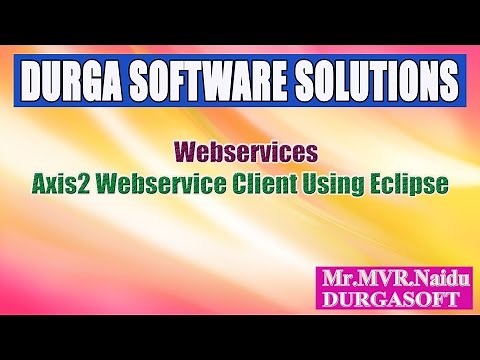 Webservices-Axis2 Webservice Client Using Eclipse