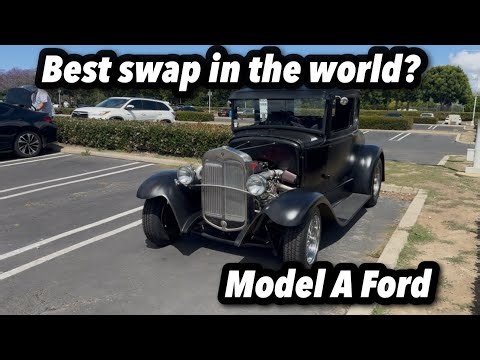 Ford Model A with the best engine swap ever?