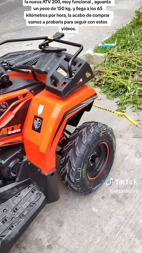 Prueba de la ATV 200: ¡Velocidad y Funcionamiento!