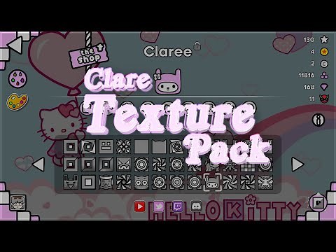 [4k Special] Clare Texture Pack // Geometry Dash 2.11