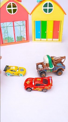 Disney Pixar Cars Dinoco Monster Truck Cruz Ramirez😍🫣 #asmr #toys #trending