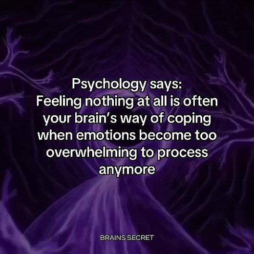 Brain's Coping Mechanism: Emotional Numbness Explained