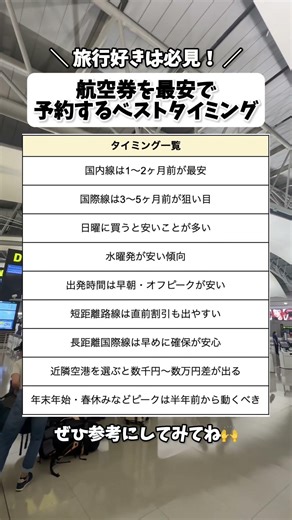 【保存版】プロが教える！航空券予約のベストタイミング #shorts #航空券 #海外旅行
