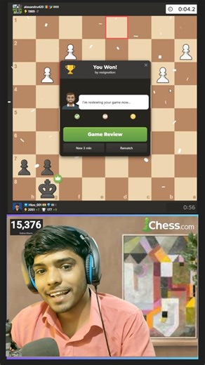 Tricked My opponent #chess #chesscom #chessgame #chesstactics #shorts