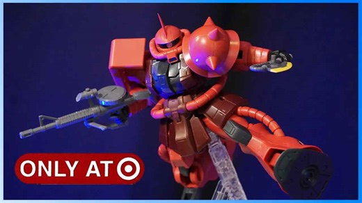 Gundam Universe Char's Zaku II Origin Color Version review [Target exclusive]