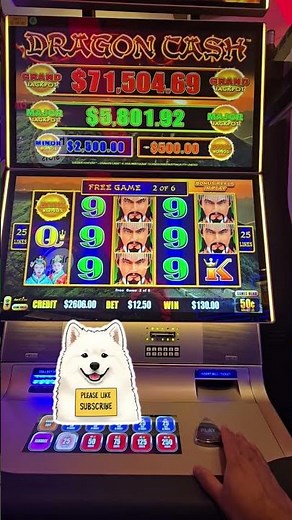 Dragon Cash Golden Century | $12.50 Spins Free Spins Feature (Smaller Bonus Payout) | Caesars Palace