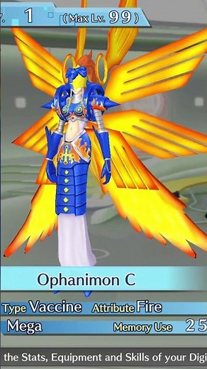 Showcase Ophanimon Core- Skill Ophanimon Core - Digimon Story: Cyber Sleuth