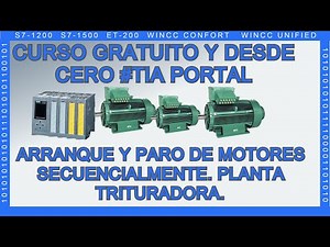 TIA PORTAL #9 ⭐SEQUENTIAL MOTOR STARTING 🏁