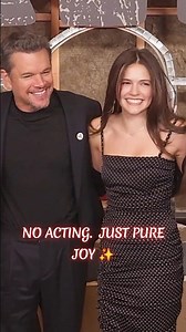 Matt Damon’s Daughters Just Stole the Show! 🤫❤️ #benaffleck #mattdamon #family #shorts