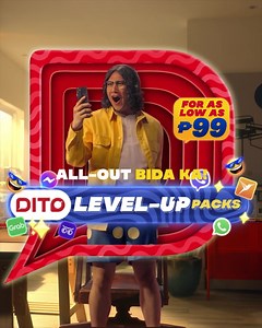 15K views · 5K reactions | Never miss an all-out winning moment from home with DITO Level-Up Packs! With 30 days of all-access data, bida ka na sa work or online class! #TodoNaDITO | DITO Telecommunity | Facebook