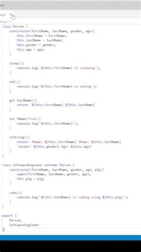 JavaScript Classes