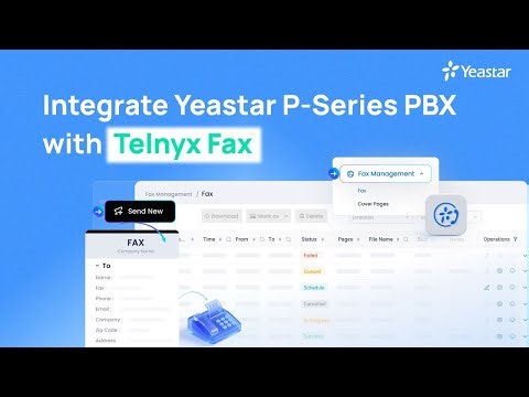 [Configuration Guide] Integrate Yeastar P-Series PBX with Telnyx Fax
