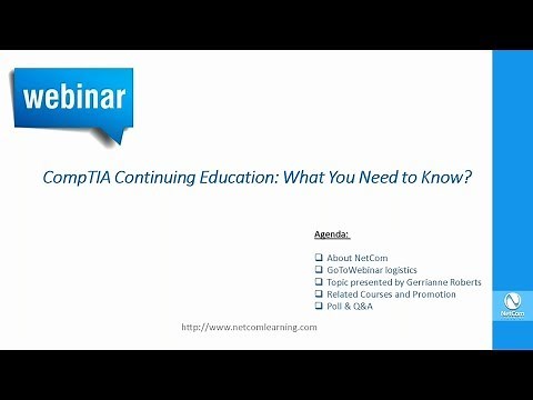 CompTIA Continuing Education: What You Need to Know?