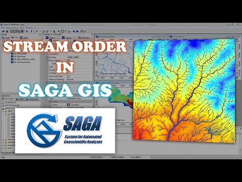 Stream Order From DEM Using SAGA GIS