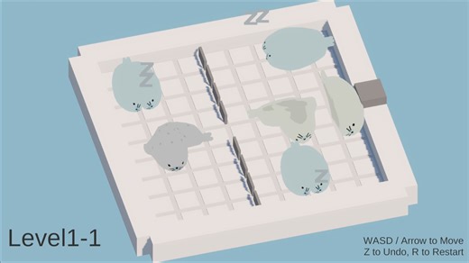 【解谜好游】Cuddle Up - 可爱有趣的推海豹【游戏推荐/全流程/!剧透!】