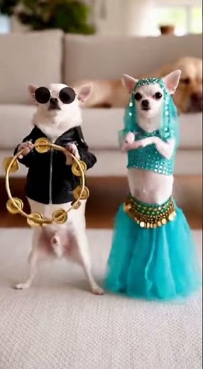 Funny Chihuahua Dance Performance 😂🐶 | Cutest Pet Duo Ever