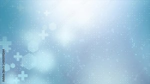 Abstract medical Presentation background with flat icons symbols. Template design and idea for healthcare technology, innovation health, science and research. Infographic. biology, chemistry, science.