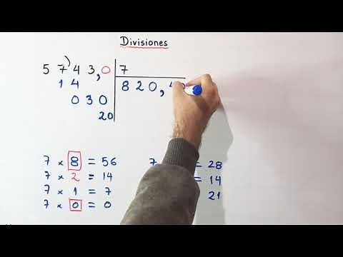 Divisiones con decimales en el cociente | División de números decimales | Operaciones con decimales