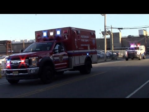 Paterson Fire Department EMS-1 And Saint Joes ALS Unit 704 Responding 12-14-23