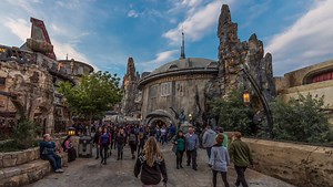 What to do at Star Wars: Galaxy's Edge: Ride the Millennium Falcon, build a lightsaber, meet Chewbacca