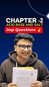 PadhleAkshay — NCERT • PYQs • Boards on Instagram: "5 Most Important Questions - Acid Bases and Salts Chapter 2 Science Class 10th #class10th #cbse #chapter2 #importantquestions"