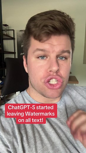 ChatGPT-5 watermarks are trying to catch you slipping #chatgptprompt #chatgpt5 #chatgpt
