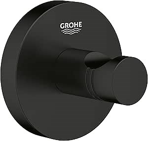 GROHE 403642431 Essentials Robe Hook, Matte Black