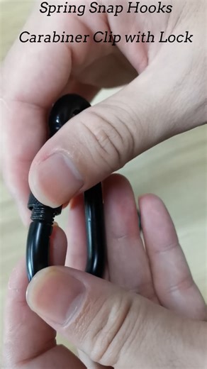 Watch Spring Snap Hooks Carabiner Clip with Lock on Amazon Live