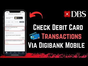 Check Debit Card Transaction Details | DBS Singapore