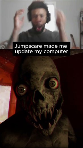 ME AND MY COMPUTER GET JUMP SCARED #gaming #shorts
