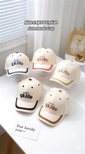 Kids Enjoy Stylish Sunshade Baseball Cap