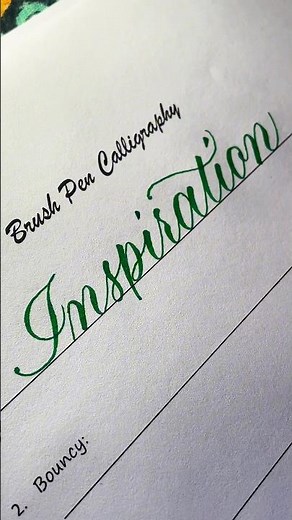 Brush Pen Basic Calligraphy #calligraphy #pradeepcalligraphy #handwriting #brushpencalligraphy