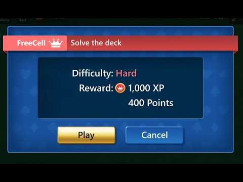 FreeCell HARD - March 8, 2026 - Microsoft Daily Challenge - Solitaire