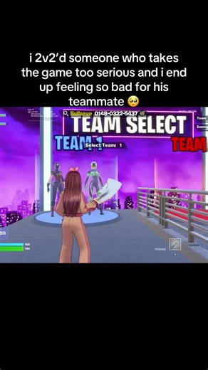 he was so nice and really was trying his hardest 🥲 #fortnite #fyp #foryoupage #GirlGamer #xyzbca