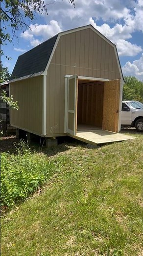 12x14 Barn 🌴 #barn #shed #building #country #farming #realestate #shortvideo