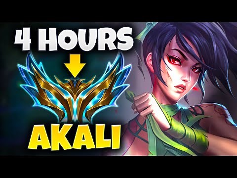How to ACTUALLY Climb to Challenger in 4 Hours with Akali (Season 13) Akali Guide, Gameplay, Runes