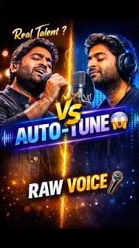 Top 5 Male Singers Auto-Tune vs Without Auto-Tune Songs 😱 | Arijit Singh #Shorts