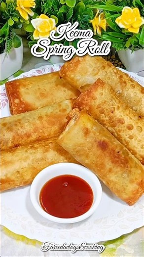 Keema Spring Roll Recipe | #shorts #springroll #springrollrecipe #trending #cooking