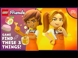 Game 🔍🕵️‍♀️ Can You Find All 3 Hidden Foods?! 🍣 | LEGO Friends: The Next Chapter
