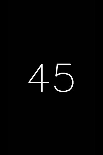 45 Second Timer with Countdown | Clean Minimal Design & Beep Sound#45secondtimer