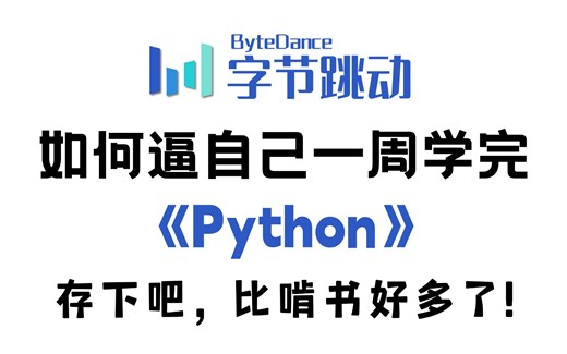 【全300集】别找了！B站最细零基础自学Python全套教程！2024最新版！从入门小白到Python全栈大佬，学完即可就业！这还学不会，我退出IT圈！
