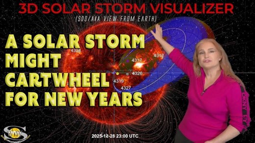 A Solar Storm Might Cartwheel for Earth on New Years | Solar Storm Forecast 30 December 2025 | Tamitha Mulligan Skov, Ph.D.