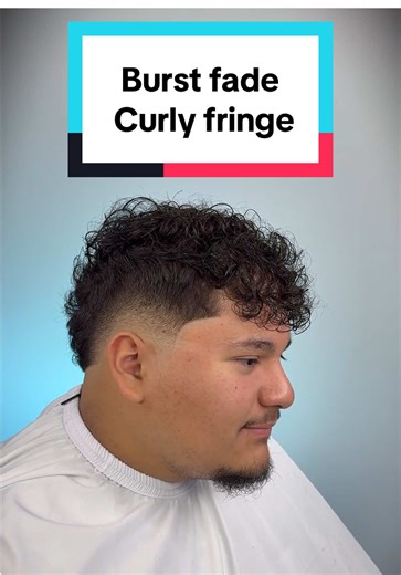 Expert Dallas Barber: Burst Fade with Curly Fringe