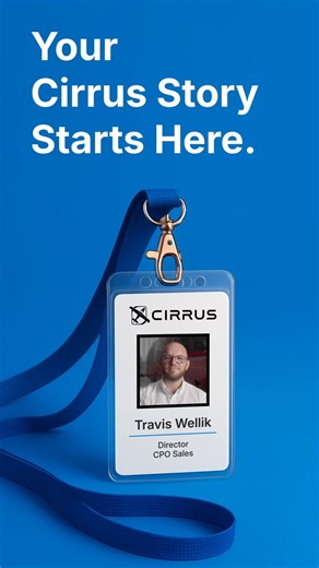 8.9K views · 124 reactions | Travis Wellik’s journey at Cirrus shows what’s possible when passion takes flight. Starting as a flight instructor in our Flying Club, moving into Marketing and Vision Jet product development and now serving customers through Sales. Discover how you can grow your career with us. Explore opportunities here: https://cirrusaircraft.com/careers/ | Cirrus | Facebook