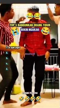 Top 5 bangunkan orang tidur bikin ngakak