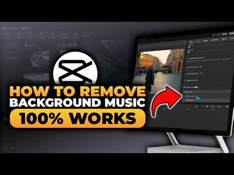 How To Remove Background Music in CapCut (100% WORKS) | FAST & EASY | Remove Background Music CapCut