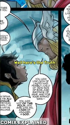 Thor and Loki language explained in 60 second