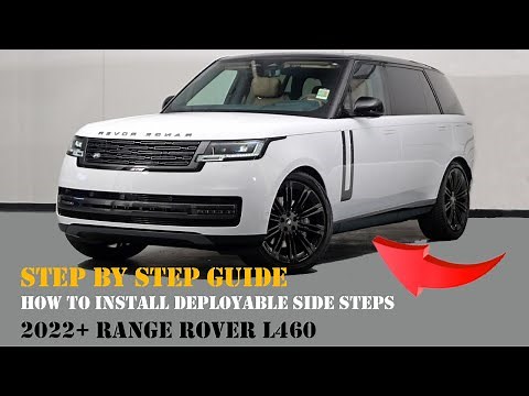 RETRACTABLE SIDE STEPS INSTALLATION GUIDE #rangerover #sidesteps