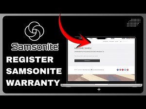 How to Register Samsonite Warranty Online
